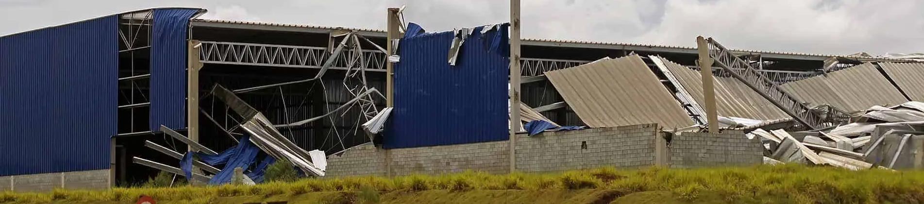 hurricane damage banner