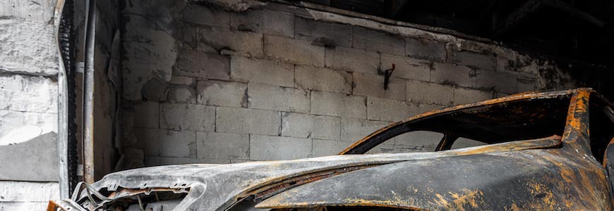 Garage Fire Damage Restoration