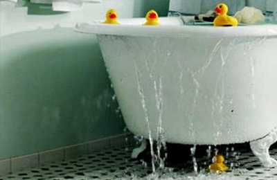 Shower & Tub Overflow Cleanup & Repair image