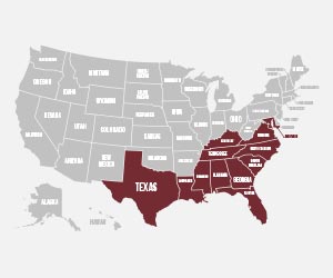 Service Area Map